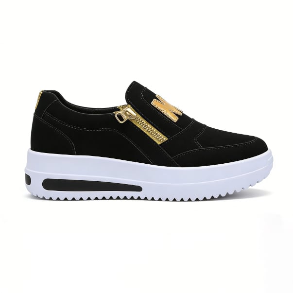 🔥49% OFF🔥Women’s Comfort Zip Slip-On Sneakers – Lightweight, Breathable & Easy Walk Design