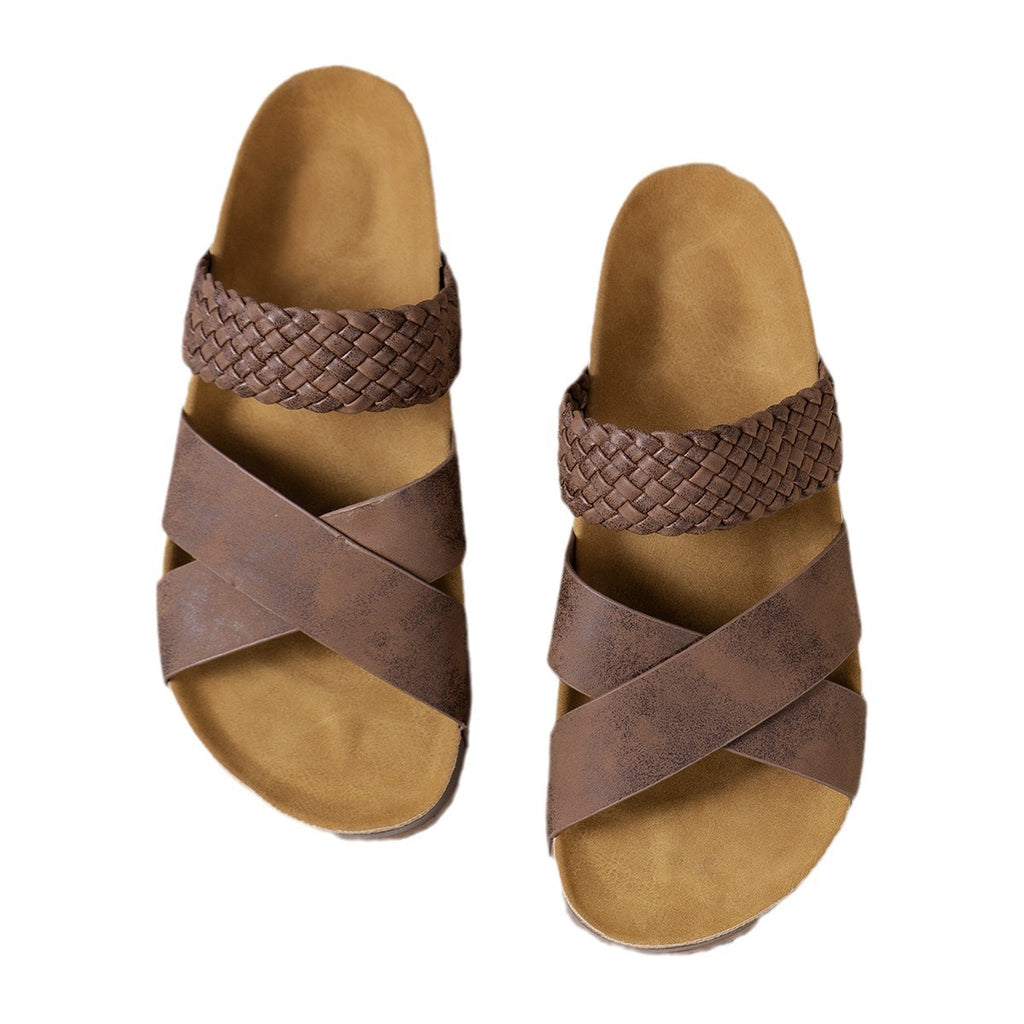 Braided Platform Beach Sandals – Lightweight & Ultra Comfortable